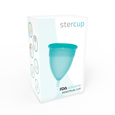 STERCUP COPPE MESTRUALI - MISURA S -  AQUAMARINA SILICONE FDA