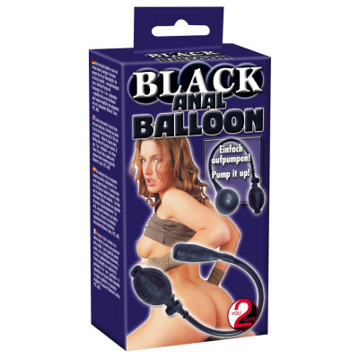 FALLO ANALE GONFIABILE "BLACK ANAL BALLOON"