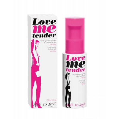 OLIO PER MASSAGGI AROMA VANIGLIA \"LOVE ME TENDER\"  - 50 ML